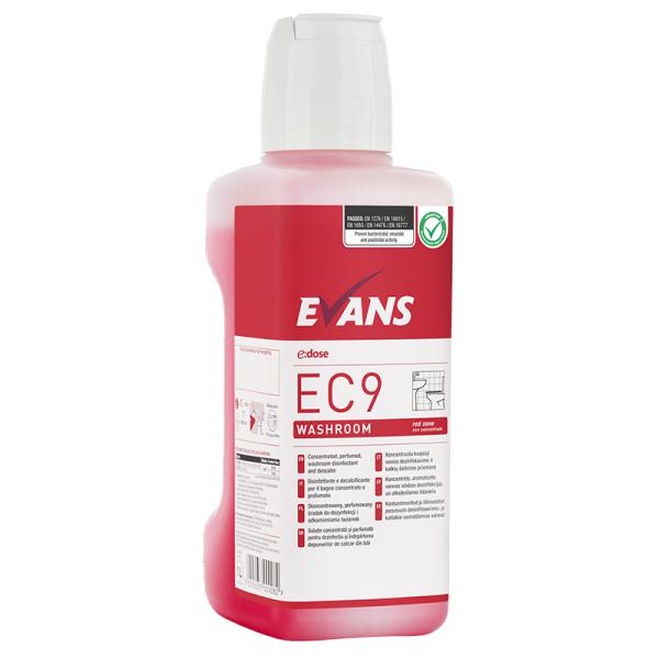 Eco EC9 Red Perfumed Washroom Cleaner 1L SING